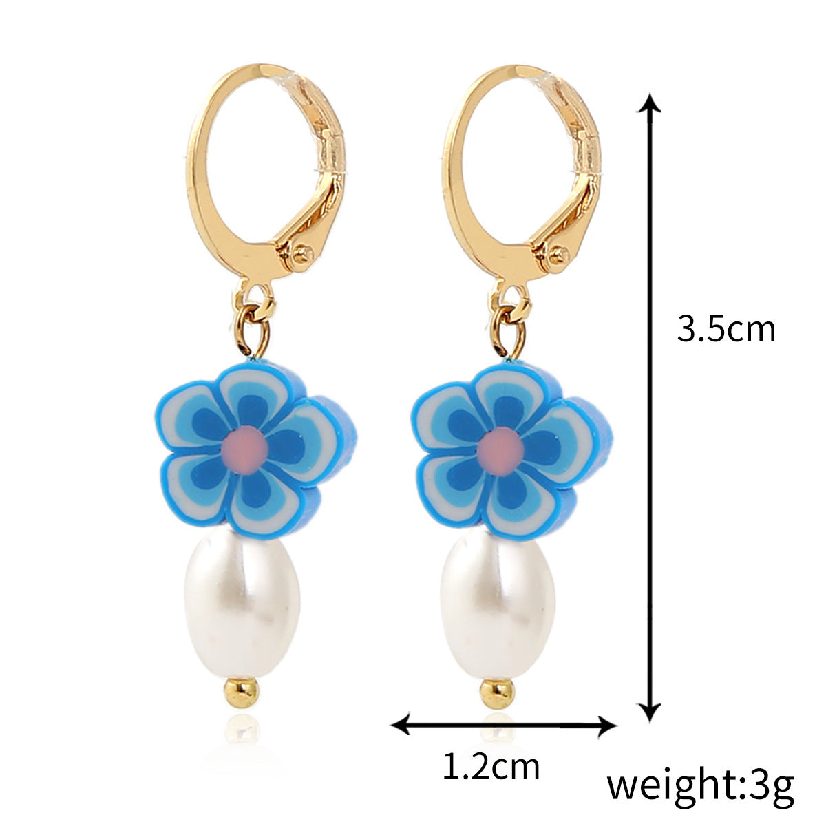 Wholesale Simple Pearl Smiley Bee Butterfly Set Mushroom Earrings